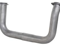 Exhaust Pipe 2.5 Inch Aluminized Crossover Pipe Diamond Eye