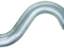 Exhaust Pipe 5 Inch 07.5-10 Silverado/Sierra 2500/3500 Diesel First Section Pass Steel Exhaust Tail Pipe Diamond Eye