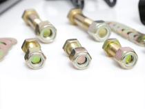 2001-2010 Silverado/Sierra 2500/3500 70 Inch Bolt On Traction Bars 3.5 Inch Axle Diameter Kingsport Grey