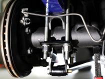 2001-2010 Silverado/Sierra 2500/3500 75 Inch Bolt On Traction Bars 3.5 Inch Axle Diameter Kingsport Grey