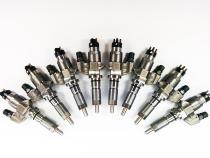 Duramax 01-04 LB7 Reman Injector Set 150 Percent Over SAC Nozzles Dynomite Diesel