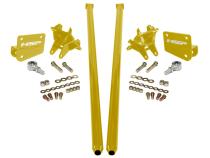 HSP Traction Bars For 2011-2017 Ford Powerstroke 6.7 Liter F250 F350 SRW Extended Cab Short Bed-Flag Red