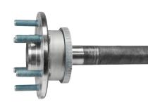 Rear Axle For Ford 8.8 Differential 34 Spline 35.8 Long 6 Lug Left Hand 8.8 Inch Ford Rear Axle '15-'19 F-150 Left Hand 35.8 Inch 34 Spline 6 Lug W/ ABS Ring Yukon Gear