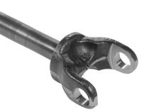 Chromoly Inner Front Left Hand Axle For Dana 60 35 Spline 16.69 Long D60 16.69 Inch 35 Spline 4340 Inner Front Left Hand Axle '05-'15 Ford F250/ F350 1550 U/Joint Yukon Gear