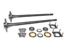 Chromoly Rear Axle Kit Dana 35 Jeep JL Non-Rubicon 29 Spline 2 Sides D35 JL Non-Rubicon (Drz) Small Bearing 4340 Rear Axle Kit 32.3 Inch Right Hand &amp;amp; Left Hand W/ Bearings Yukon Gear