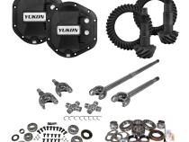 Stage 3 Jeep JK Re-Gear Kit W/Covers Front Axles Dana 44 5.38 Ratio JK Rubicon D44 Stage 3 Gear Kit Package 5.38 Ratio F&amp;amp;R Covers &amp;amp; 4340 Front Axles Yukon Gear