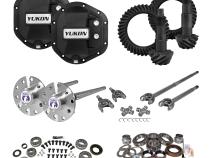 Stage 4 Jeep JK Re-Gear Kit W/Covers Fr &amp;amp; Rr Axles Dana 44 4.56 Ratio JK Rubicon D44 Stage 4 Gear Kit Package 4.56 Ratio F&amp;amp;R Covers &amp;amp; 4340 F&amp;amp;R Axle Kits Yukon Gear