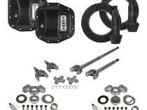 Stage 3 Jeep Jl/Jt Re-Gear Kit W/Covers Front Axles Dana 44 3.73 Ratio JL &amp;amp; Jt Rubicon M220 Rear/ M210 Front Stage 3 Gear Kit Package 3.73 F&amp;amp;R Cover &amp;amp; 4340 Front Axles Yukon Gear