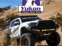 Ring &amp;amp; Pinion Gear Kit Package Front &amp;amp; Rear With Install Kits - Toyota 8/7.5R Toyota Tacoma 95-04 4Runner 96-02 With Factory Locker (8/7.5R) 5.29 Ratio Gear Package Yukon Gear