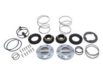 Hardcore Locking Hub Set 00-17 Dodge 3/4 &amp;amp; 1-Ton Front W/Spin Free Kit D60 35 Spline Hardcore Locking Hub Set Dodge '00-'17 Srw/Drw W/ Spin Free Kit Yukon Gear