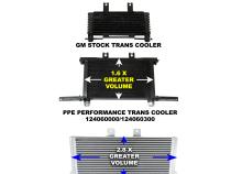 Perf Trans Cooler 01-03 GM 6.6L Allison 1000 Orange Clips PPE Diesel